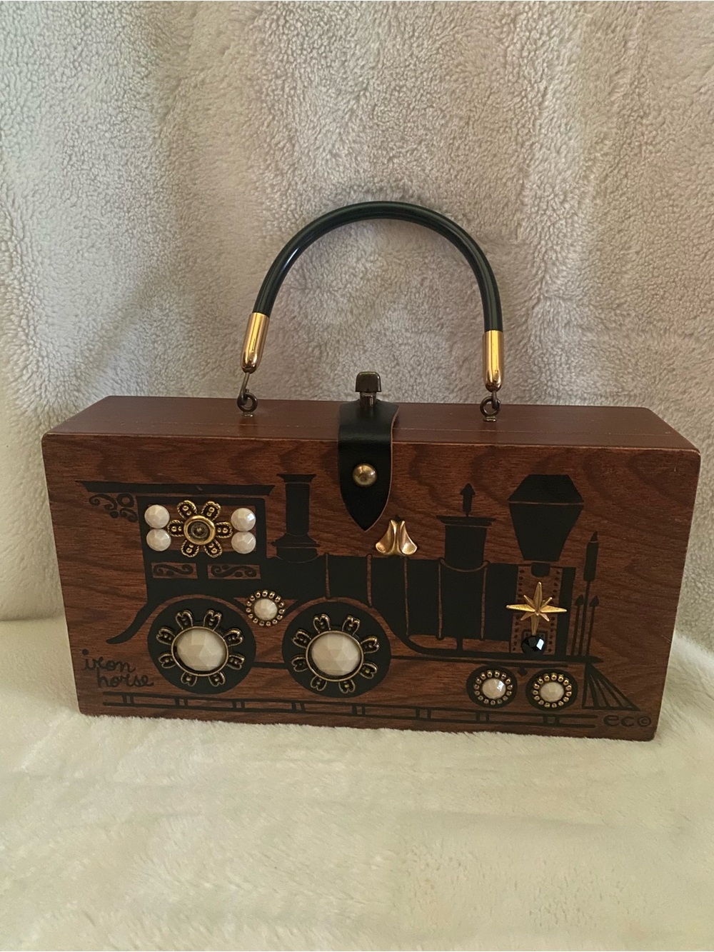 Wooden Collin’s of Texas handbag